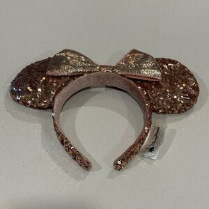Rose Gold Sequin Minnie Mouse Ears